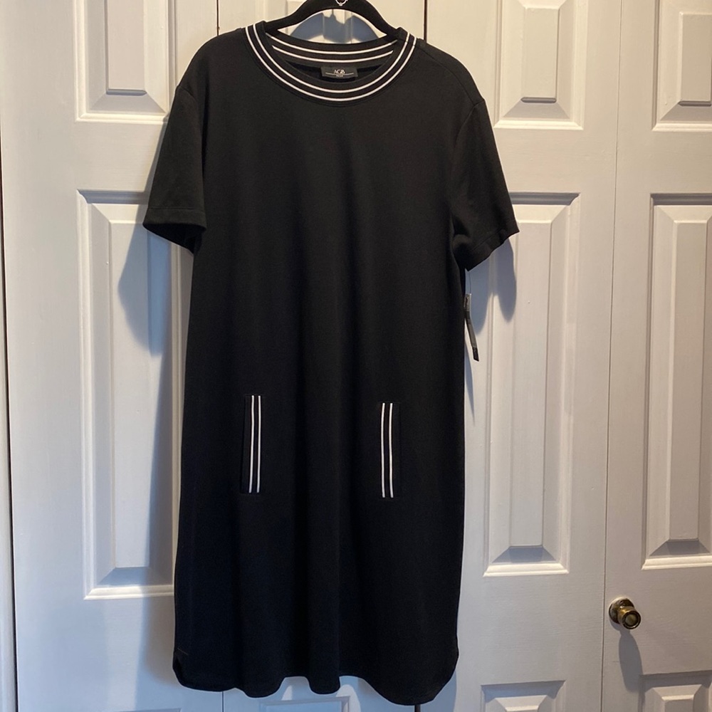 AGB Black and White Dress
